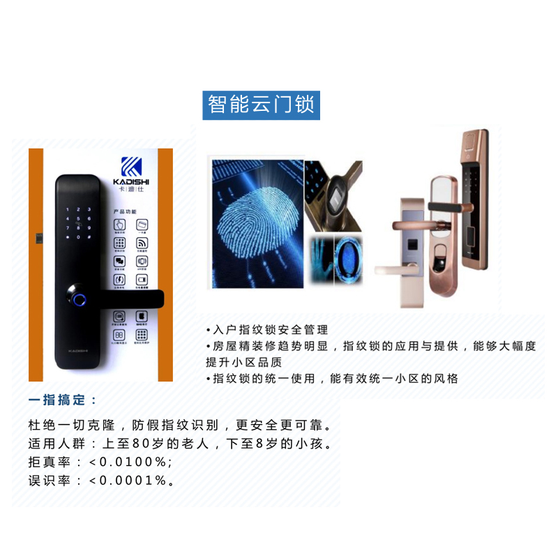 智能云门锁